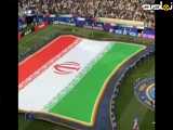 خبر فوری ورزشی| لحظه باز شدن پرچم غول آسای ایران در ورزشگاه سوفای لس آنجلس