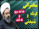 نه تند و نه کند ... سخنرانی کوتاه و شنیدنی حجت الاسلام دانشمند