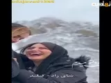 سوتی منشوری خواهر متین ستوده روی آنتن زنده _ مجری برنامه از خنده ترکید