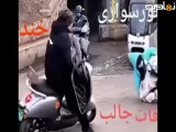 موتور سواری های جالب و اتفاقات یهویی،حوادث خنده دار