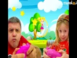 ناستیا و استیسی ناستیا شو ناستیا و بابایی برنامه کودک ناستیا خنده دار